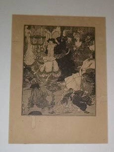 Item #16-4629 The Toilet. Aubrey Vincent Beardsley, Alexander Pope