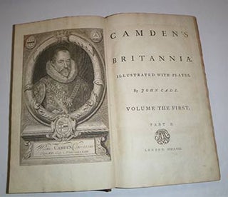 Camden's Britannia. Illustrated with Plates. Volume the first, Part II. Unique Extra-illustrated. Original edition.