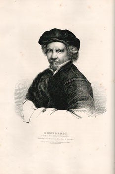 Item #16-4655 Portrait of Rembrandt. From a Picture by Himself. Formerly in the possession of the Duke of Montague. First edition of the lithograph. Godefroy Engelmann, lithographer, artist HVH, 1788 – 1839.