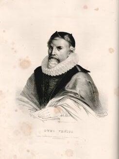 Item #16-4656 Portrait of Otho Venius. First edition of the lithograph. Godefroy Engelmann,...