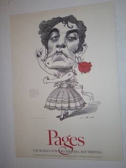 Item #16-4676 Ring Lardner cast in the title role of his "Carmen." Poster. David Levine