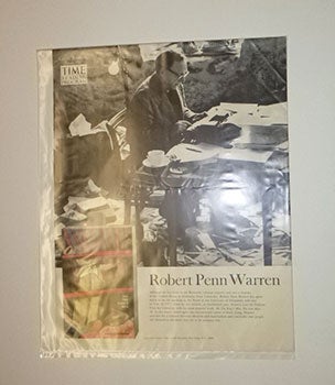 Item #16-4692 Original poster with photograph of Robert Penn Warren for an edition of "All the...