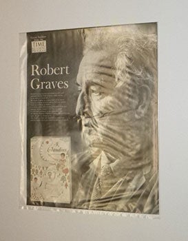 Item #16-4697 Original poster with photograph of Robert Graves for an edition of "I, Claudius."...