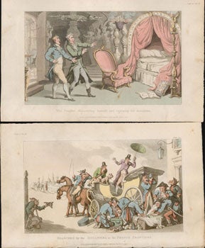 Item #16-4700 A Collection of color aquatints by Thomas Rowlandson from Ackerman's Repository of...