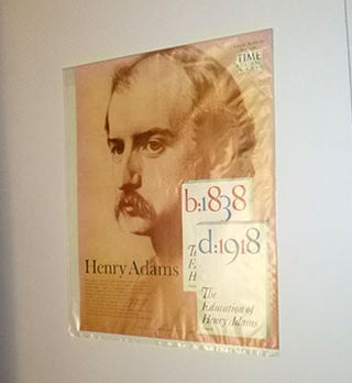 Item #16-4711 Original poster of Henry Adams for an edition of "The Education of Henry Adams."...