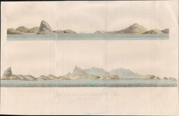 Alexander, W. (likely artist) - View of the Land Round the Harbour of Rio de Janeiro. First Edition of the Color Aquatint