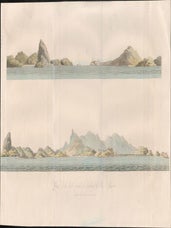 Item #16-4722 View of the land round the harbour of Rio de Janeiro. First edition of the color...