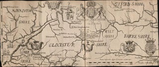 The inland passage by water most secure from danger... Map from Somersetshire to the Thames mouth and beyond with ships. First edition of the Map.