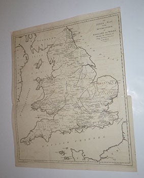 Item #16-4757 An Index Map to the Antiquities of England and Wales, Shewing the situation of...