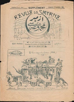 Item #16-4769 Supplément . Revue de Smyrne. Première Année. No. 1. First edition. Enver Essad...