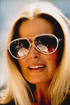 Item #16-4789 Original large format close-up color photograph of Bo Derek at Cannes. Alain...