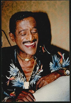 Item #16-4794 Original large format close-up color photograph of Sammy Davis Jr. at Cannes. Alain...