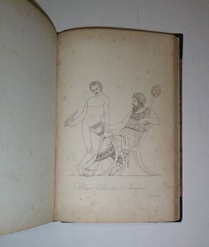 An Illustration of the Egyptian, Grecian, and Roman Costume ; in forty outlines, with descriptions, selected, drawn, & engraved, by T. Baxter. First edition.
