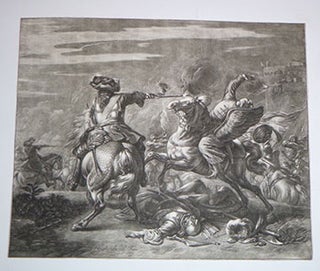 Item #16-4838 La mort du cavalier Turc. Turkish soldier killed in battle. First edition, from...
