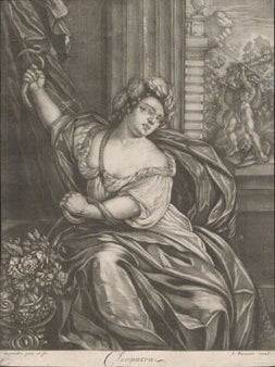 Item #16-4853 Cleopatra with the snakes. First edition, from an old Spanish collection of...