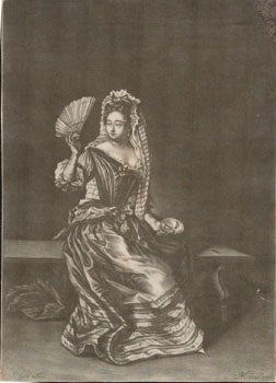Item #16-4856 Woman with a Fan. First edition, from an old Spanish collection of original Baroque...