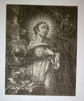 Item #16-4882 Religious figure with Jesus as the sun god emblazoned on his tunic. First edition...