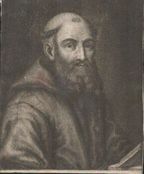 Item #16-4905 Portrait of a Monk holding a book. First edition, from an old Spanish collection of...