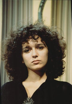 Item #16-4917 Original large format close-up color photograph of Valeria Golino at Cannes. Alain...
