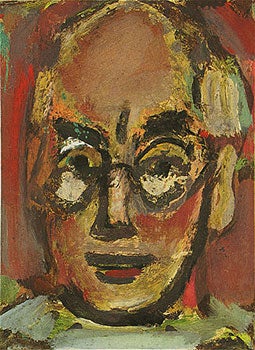 Item #16-4941 "Le Docte" from the Visages portfolio. First edition of the pochoir. Georges Rouault