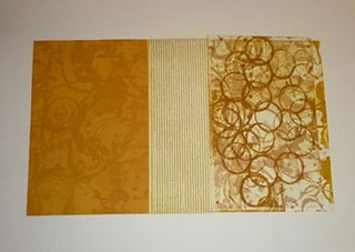 Item #16-4965 Triptych in caramel. First edition of the lithograph. Chris Cox