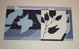 Item #16-4970 Night Fall. First edition of the serigraph. Marjorie Muns, born 1943