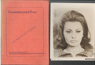 Item #16-5003 Les Séquestrés d'Altona with 6 photographs of Sophia Loren. (The Condemned of...