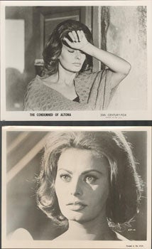 Les Séquestrés d'Altona with 6 photographs of Sophia Loren. (The Condemned of Altona). Press kit (documentation pour la Presse.)