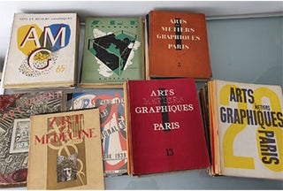 Item #16-5012 Arts et Métiers Graphiques. 50 issues. First editions. Charles Peignot, Directeur