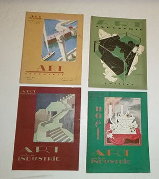 Item #16-5014 Art et industrie. 8 issues. First edition. Paule Ingrand, Max Ingrand, artists, Victor de La Fortelle.