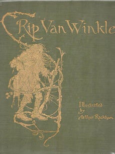 Item #16-5015 Rip van Winkle. With drawings by Arthur Rackham. Original edition, printed May...