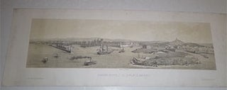 Item #16-5026 Panorama du Port et de la ville de Marseille. First edition of the lithograph....