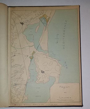 Item #16-5050 Carte de le Région de Leucate. 1 Janvier 1920. Echelle de 1 à 20.000.First edition of the map of the Compagnie des Salins du Midi. Compagnie des Salins du Midi.