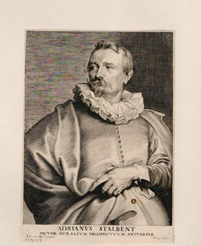 Item #16-5084 Portrait of Andrianus Stalbent; Adriaen van Stalbemt. Original engraving. Paulus...