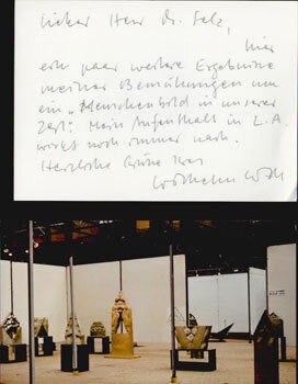 Item #16-5097 Group of original photographs by Wilhelm Loth to the art historian Peter Selz....