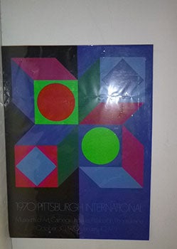 Item #16-5134 Original poster for the 1970 Pittsburgh International Art Exhibition, 1970. Victor...