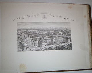 A portfolio of 19th Century bird's eye engraved views of French building complexes by Alexandre Marie Soudain, 1891-1893 First edition.