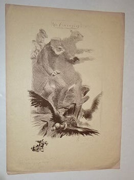 Item #16-5143 Les Aveugles. (Caricature figurant Guillaume II, François-Joseph Ier, Ferdinand...