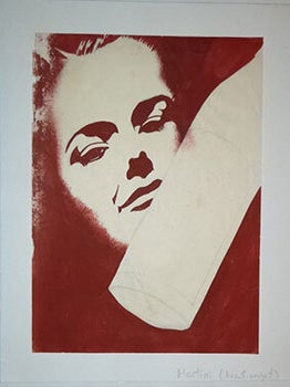 Item #16-5152 Maquette for a Maritini Vermouth poster. II. Original drawing. Martini Vermouth Artist