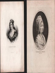 A Collection of Portraits of Charlotte Cordray. (1768-1793) Original graphic works from the 18th & 19th Centuries