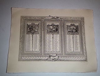 Item #16-5231 Engraved calendar for Janvier-Juin, 1901. René Stern, Stern Graveur