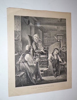 Item #16-5244 Good for Nothing. First Currier & Ives edition of the lithograph. [School boy being...