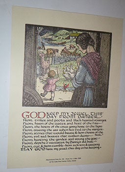 Item #16-5245 Prayer for a Little Child. God keep my jewel this day from Danger. Cuala Press...