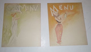 Item #16-5254 Seven original art nouveau lithographs for Cercle du Commerce et des Etrangers -...