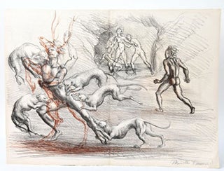Métamorphoses d'Ovide. D'après la traduction de Pierre du Ryer. En Français et en Latin. Illustré de XXII lithographies originales et XLVIII ornements de Marcelo Tommas. First edition.