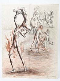 Métamorphoses d'Ovide. D'après la traduction de Pierre du Ryer. En Français et en Latin. Illustré de XXII lithographies originales et XLVIII ornements de Marcelo Tommas. First edition.