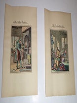 Item #16-5276 Mappen alter Berufe. Handkolorierte Facsimile alter Stiche. A collection of...