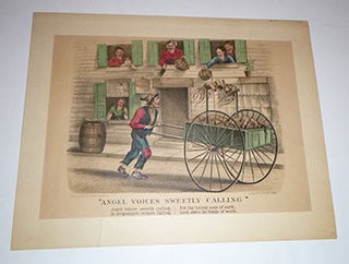 Item #16-5279 Angel Voices Sweetly Calling. First Currier & Ives edition of the lithograph. [A...