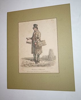 Item #16-5284 Marchand d'Almanachs from "Cris de Paris dessinés d'après nature." First edition...
