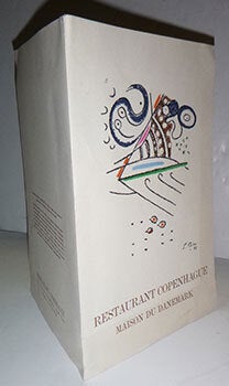 Item #16-5327 Menu cover with original lithograph by Ejler Bille for Restaurant Copenhague -...